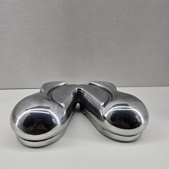 Disney Mickey Mouse Shoes Stainless Steel Heavy Stand - Taiwan Missing Bowl - Picture 1 of 8